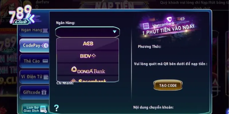 Rút tiền nhanh chóng và an toàn tại 789CLUB.